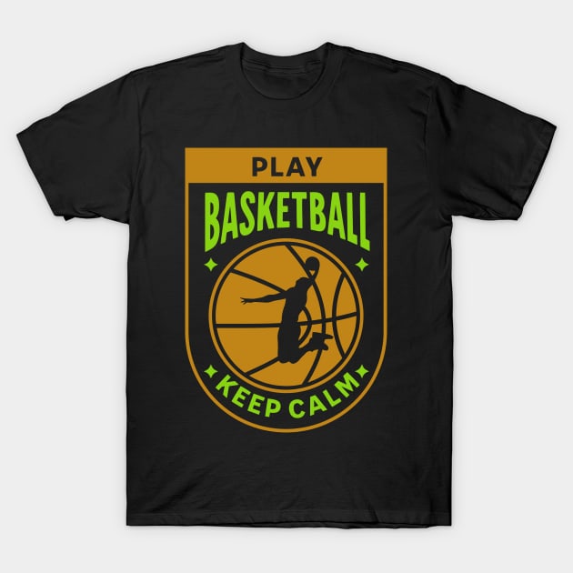 Play Basketball slamdunk T-Shirt by ReasArt